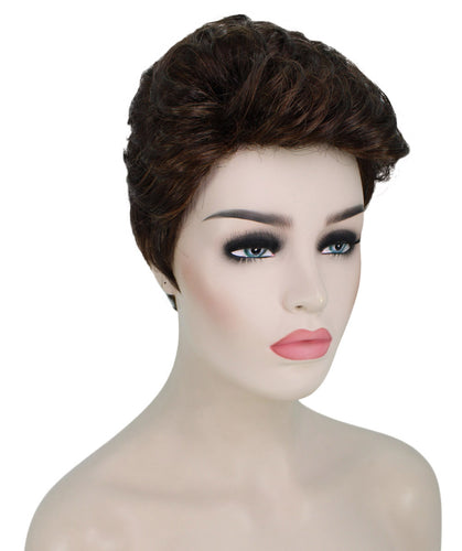 short wavy wig