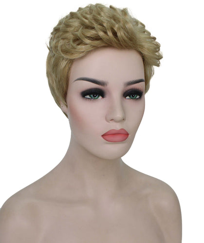 short wavy wig