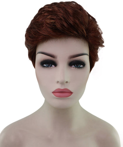 short wavy wig