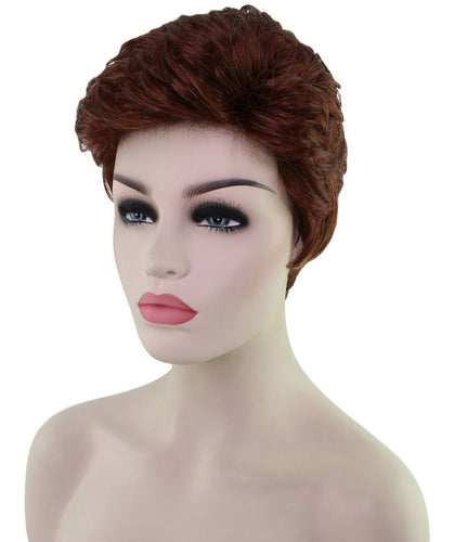 short wavy wig