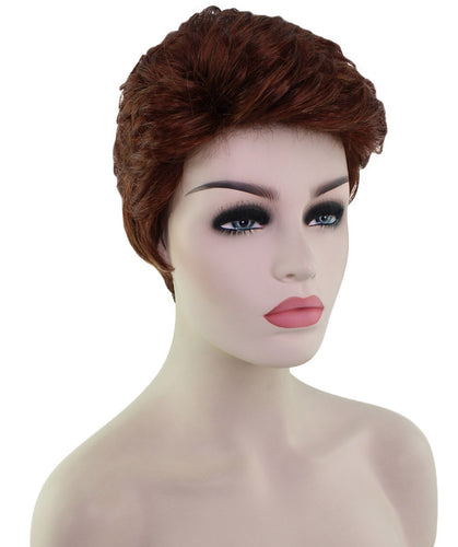 short wavy wig