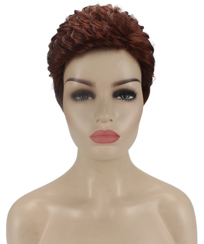 short wavy wig