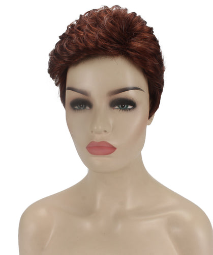 short wavy wig