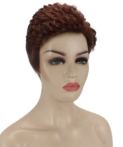 short wavy wig