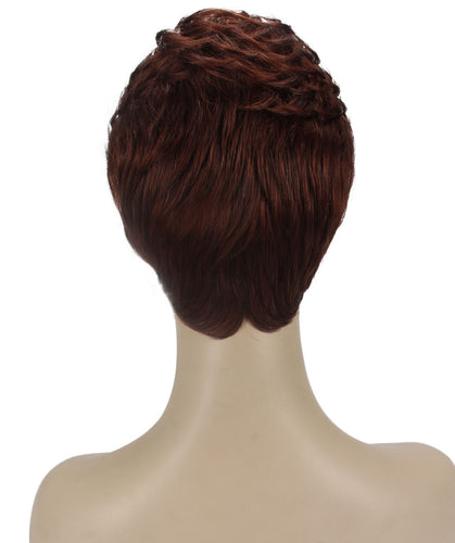 short wavy wig