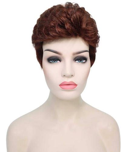 short wavy wig