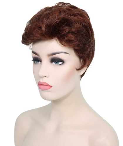 short wavy wig