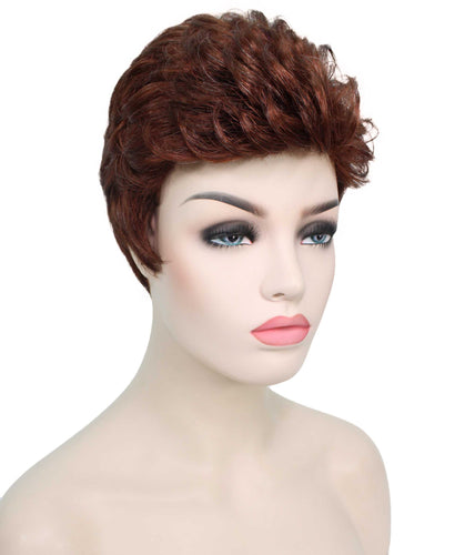 short wavy wig