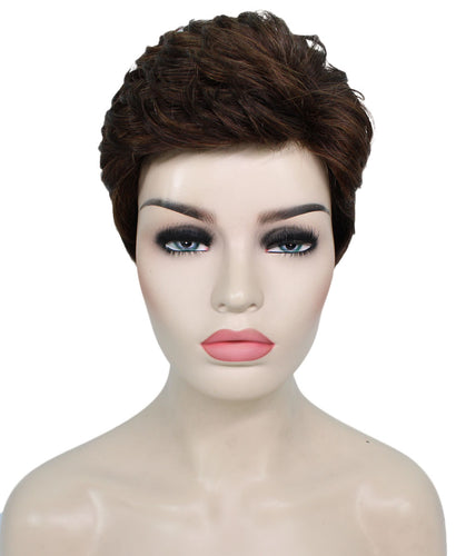 short wavy wig