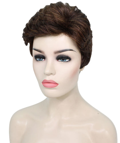 short wavy wig