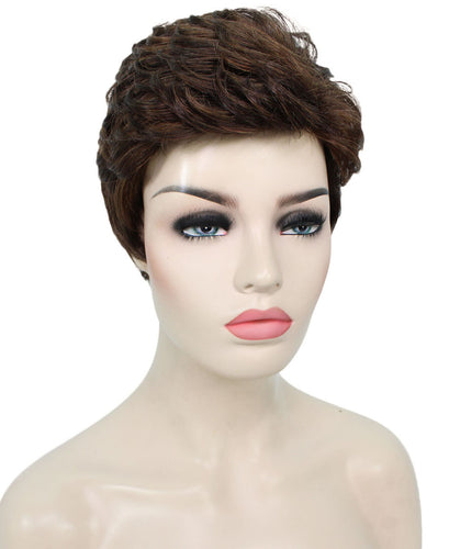 short wavy wig