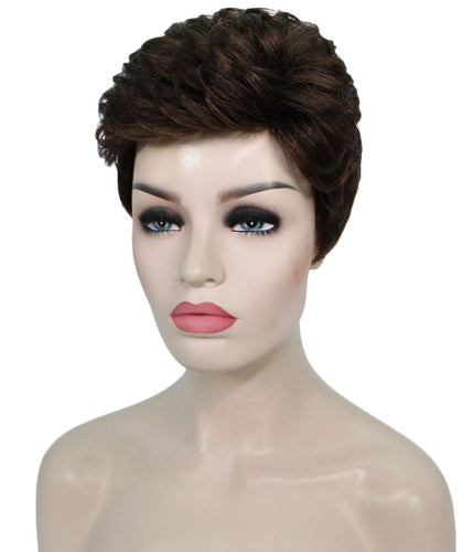 short wavy wig