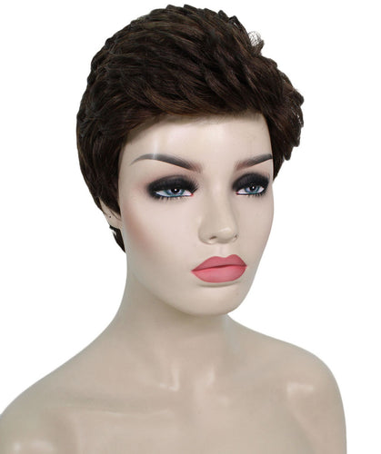 short wavy wig