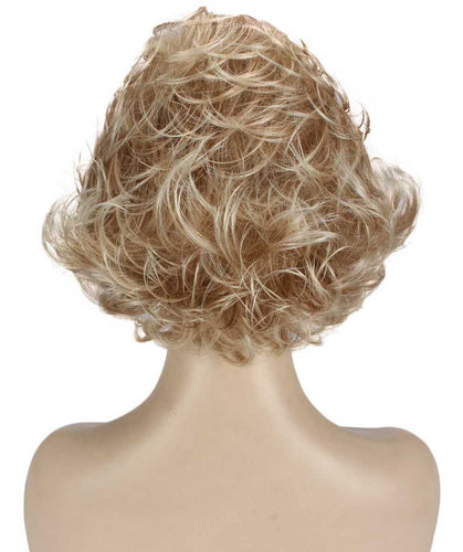 Golden Blonde with 613 Plantinum Tips elizabeth wig