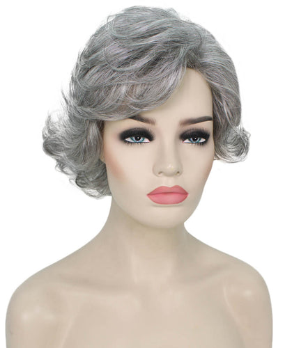 Salt & Pepper Grey elizabeth wig