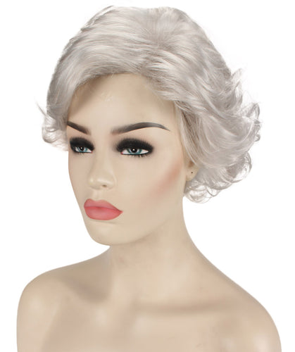 Silver Grey elizabeth wig