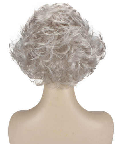 Silver Grey elizabeth wig