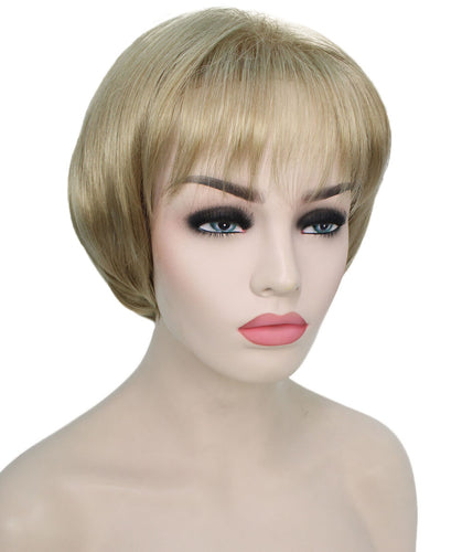 Gloria Wig by Still Me | Angled Bob with Wispy Bangs | Kanekalon Synthetic Full Wig