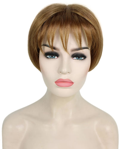 Gloria Wig by Still Me | Angled Bob with Wispy Bangs | Kanekalon Synthetic Full Wig