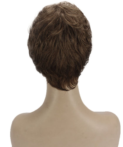 Ash Light Brown short pixie wigs