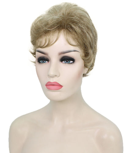 Ash Blonde short pixie wigs