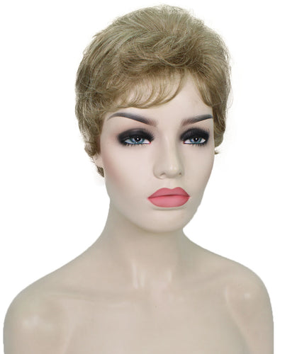 Ash Blonde short pixie wigs