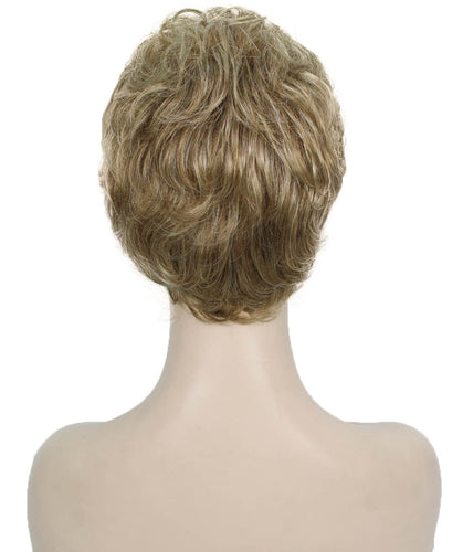 Ash Blonde short pixie wigs