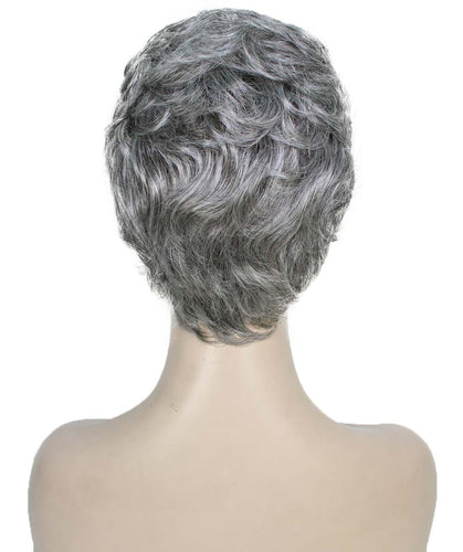 Salt & Pepper Grey short pixie wigs