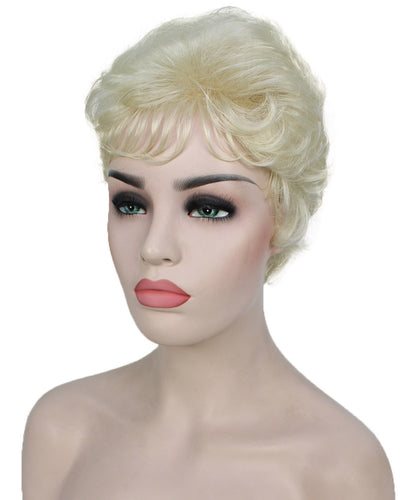 Platinum Blonde short pixie wigs