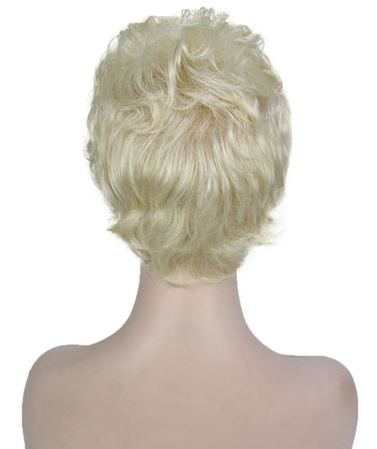 Platinum Blonde short pixie wigs