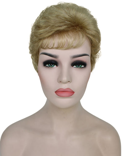 Champaign Blonde short pixie wigs