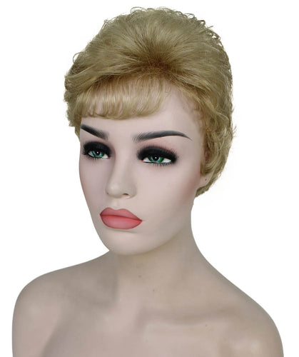 Champaign Blonde short pixie wigs