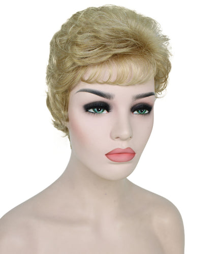 Champaign Blonde short pixie wigs