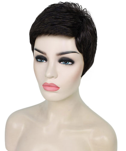 pixie cut wig with bangs