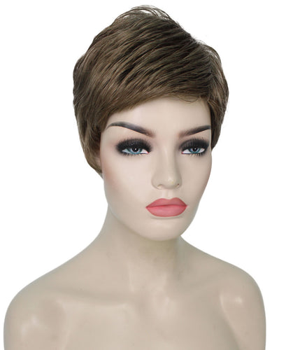 pixie cut wig with bangs