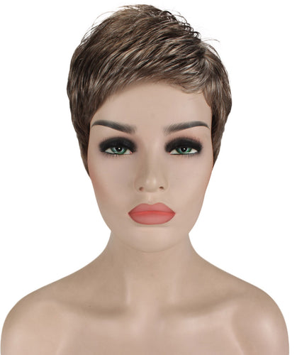 pixie cut wig with bangs