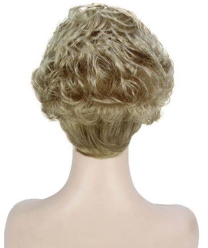 Honey Blonde Curly Pixie Wig