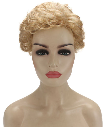 Strawberry Blonde Curly Pixie Wig