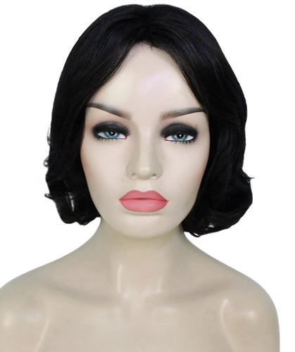 Black layered bob wig