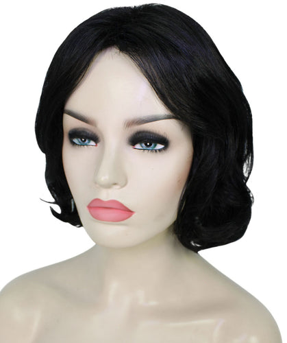 Black layered bob wig