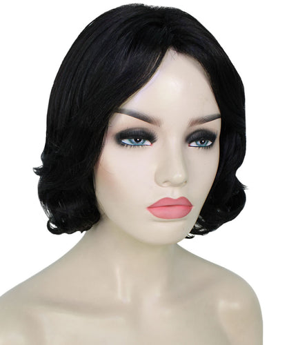 Black layered bob wig