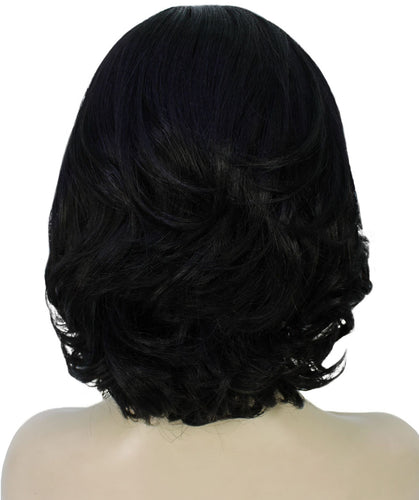 Black layered bob wig