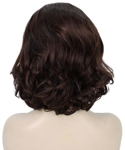 Chestnut Brown layered bob wig