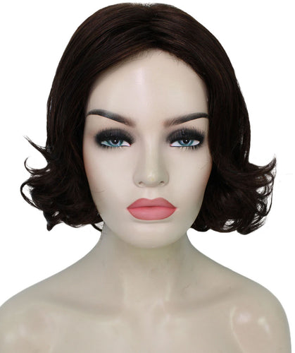 Chocolate Brown layered bob wig