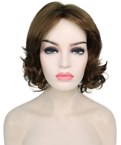 Light Brown layered bob wig