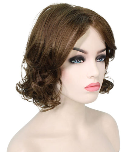 Light Brown layered bob wig