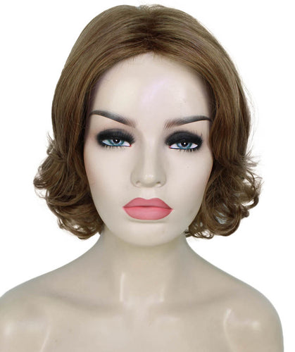 Dark Golden Blonde layered bob wig