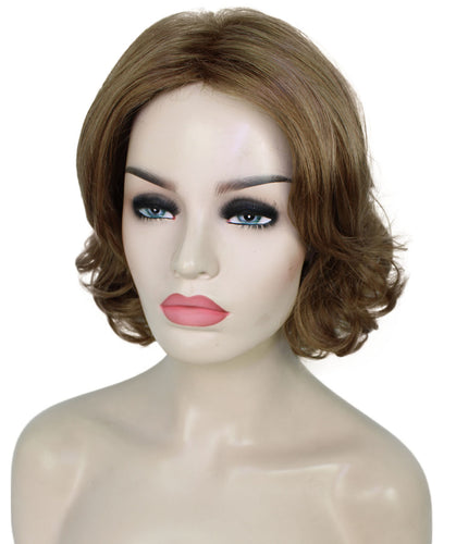 Dark Golden Blonde layered bob wig