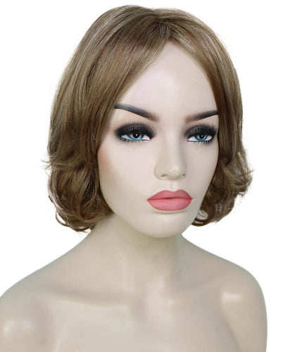 Light Aurburn with Bld Highlight Front layered bob wig