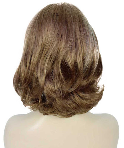 Light Aurburn with Bld Highlight Front layered bob wig
